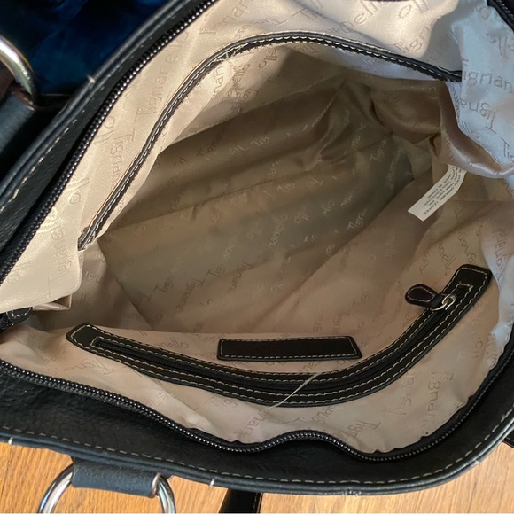 Tignanello black leather tote - Picture 6 of 9